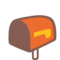 Open Mailbox With Lowered Flag emoji on Google